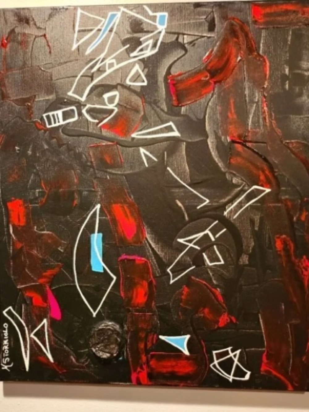 Abstract Artwork Signed by Artist. Contemporary, Bold